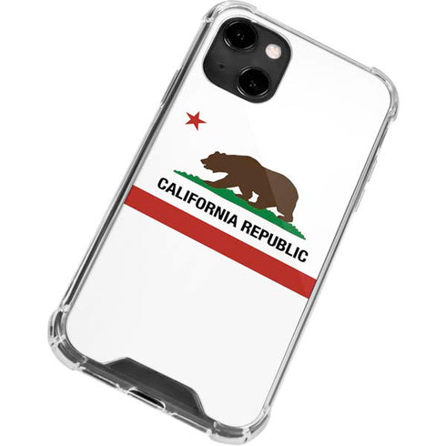California Republic iPhone 14 Clear Case