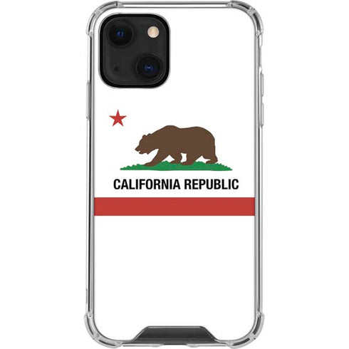 California Republic iPhone 14 Plus Clear Case