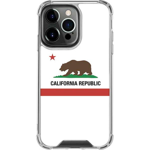 California Republic iPhone 15 Pro Clear Case
