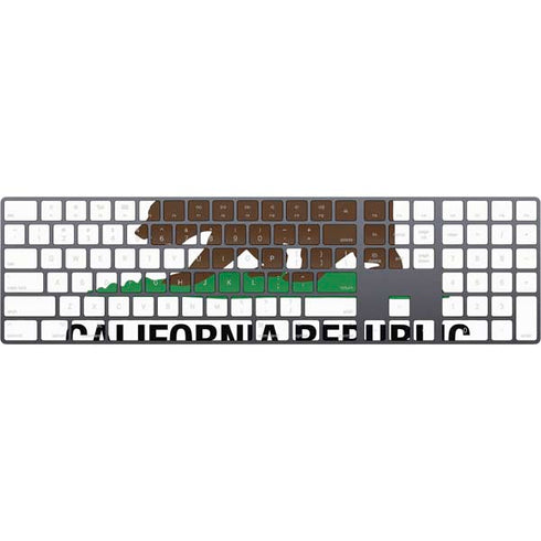 California Republic Magic Keyboard with Numeric Keypad Skin