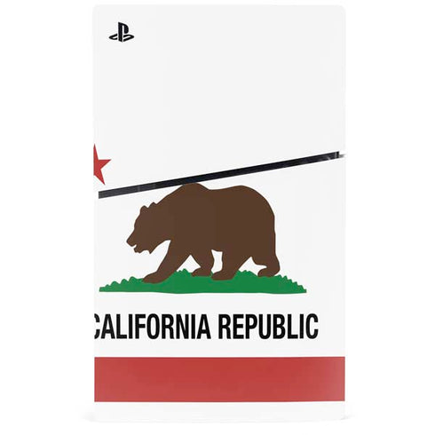 California Republic PS5 Slim Digital Edition Console Skin