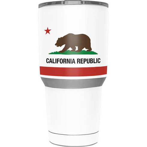 California Republic Yeti 30oz Rambler Tumbler Skin