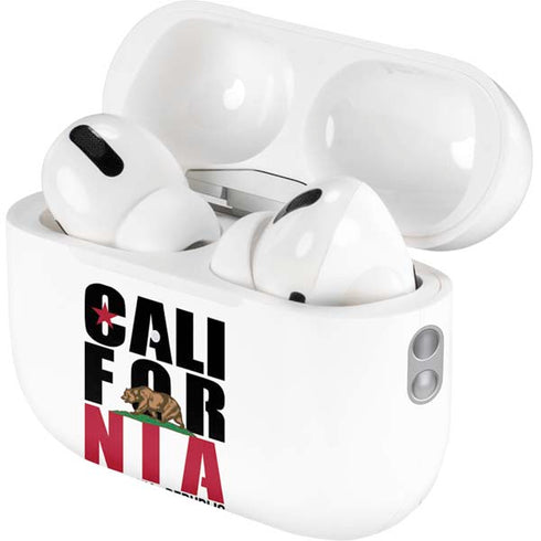 California White Block AirPods Pro 2nd Gen Skin