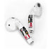 California White Block Apple AirPods 2 Skin