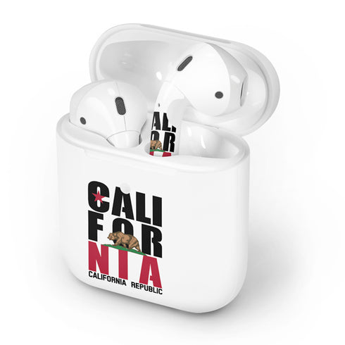 California White Block Apple AirPods 2 Skin