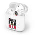 California White Block Apple AirPods 2 Skin