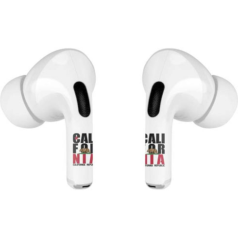 California White Block Apple AirPods Pro Skin