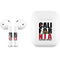 California White Block Apple AirPods Skin