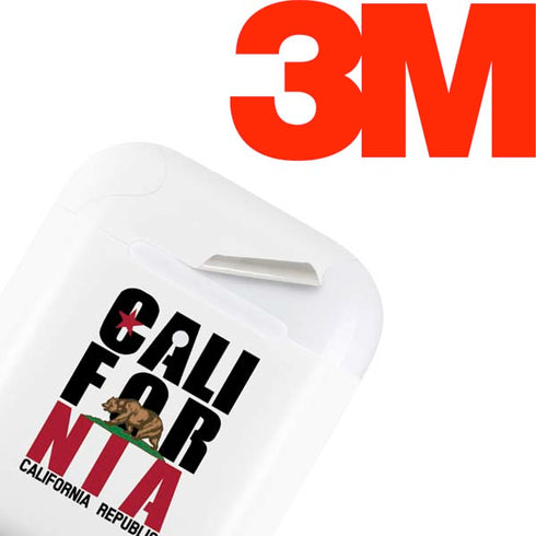 California White Block Apple AirPods Skin