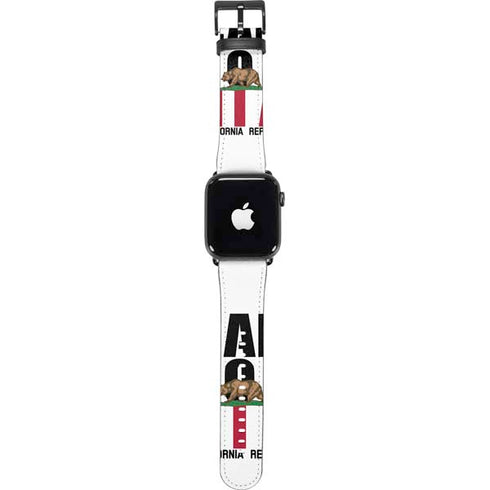 California White Block Apple Watch Band 38-40mm