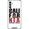 California White Block Galaxy A13 5G Clear Case