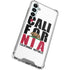 California White Block Galaxy A14 5G Clear Case