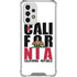 California White Block Galaxy A33 5G Clear Case