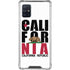 California White Block Galaxy A51 5G Clear Case