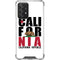 California White Block Galaxy A52 5G Clear Case