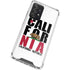 California White Block Galaxy A52 5G Clear Case
