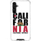 California White Block Galaxy A54 5G Clear Case