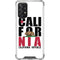 California White Block Galaxy A72 5G Clear Case