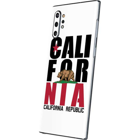 California White Block Galaxy Note 10 Plus Skin