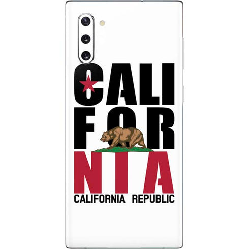 California White Block Galaxy Note 10 Skin