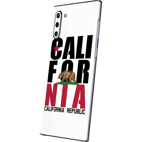 California White Block Galaxy Note 10 Skin