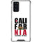 California White Block Galaxy Note20 5G Clear Case