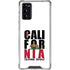 California White Block Galaxy Note20 5G Clear Case