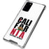 California White Block Galaxy Note20 5G Clear Case