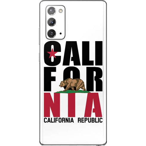 California White Block Galaxy Note20 5G Skin