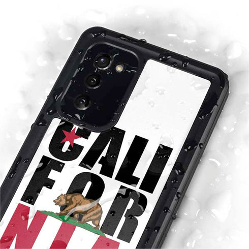 California White Block Galaxy Note20 5G Waterproof Case