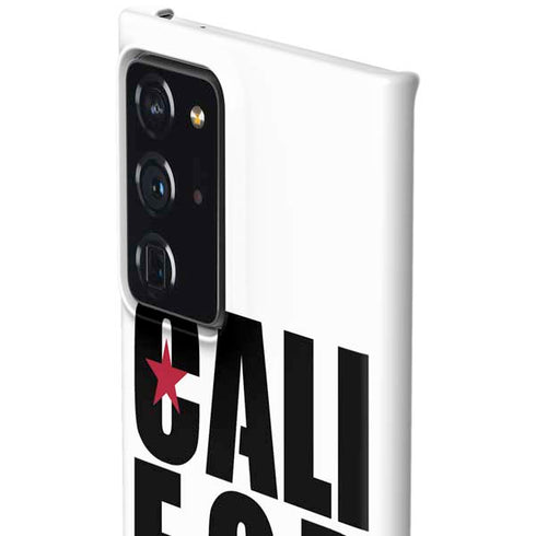 California White Block Galaxy Note20 Ultra 5G Lite Case