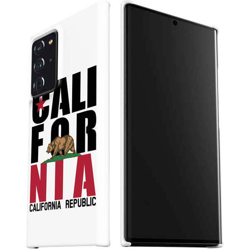 California White Block Galaxy Note20 Ultra 5G Lite Case