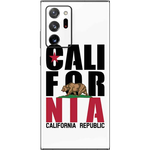 California White Block Galaxy Note20 Ultra 5G Skin