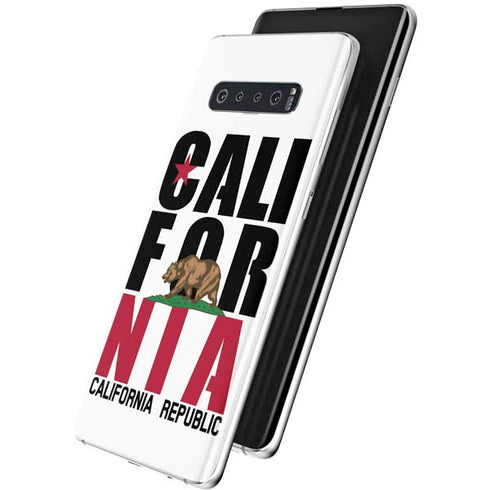 California White Block Galaxy S10 Skin