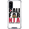 California White Block Galaxy S20 FE Clear Case