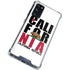 California White Block Galaxy S20 FE Clear Case