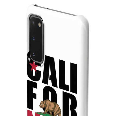 California White Block Galaxy S20 Lite Case