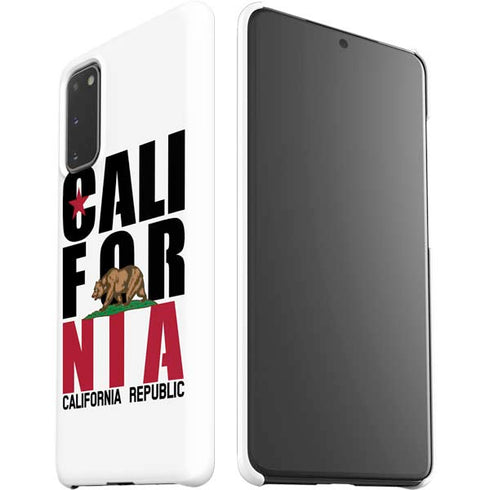 California White Block Galaxy S20 Lite Case