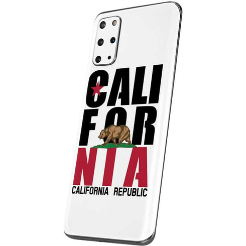 California White Block Galaxy S20 Plus Skin