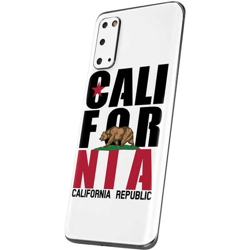 California White Block Galaxy S20 Skin