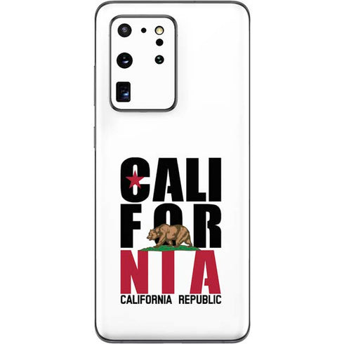 California White Block Galaxy S20 Ultra 5G Skin