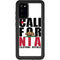 California White Block Galaxy S20 Waterproof Case