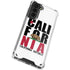 California White Block Galaxy S21 5G Clear Case
