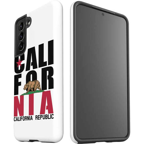 California White Block Galaxy S21 5G Pro Case
