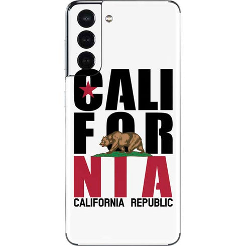 California White Block Galaxy S21 5G Skin