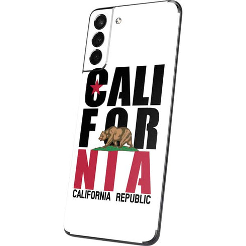 California White Block Galaxy S21 5G Skin