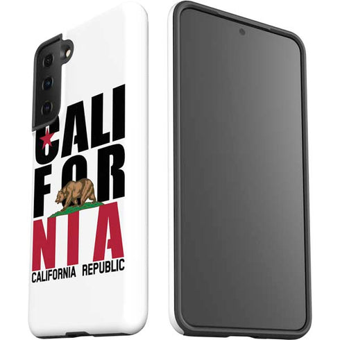 California White Block Galaxy S21 FE Pro Case