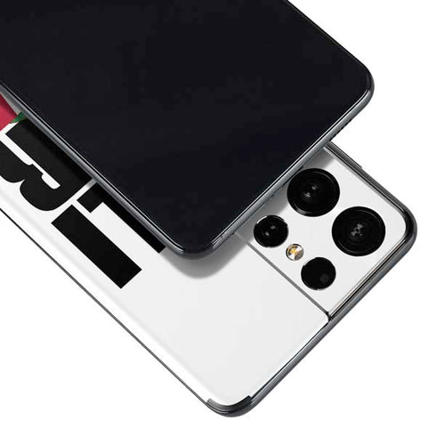 California White Block Galaxy S21 Ultra 5G Skin