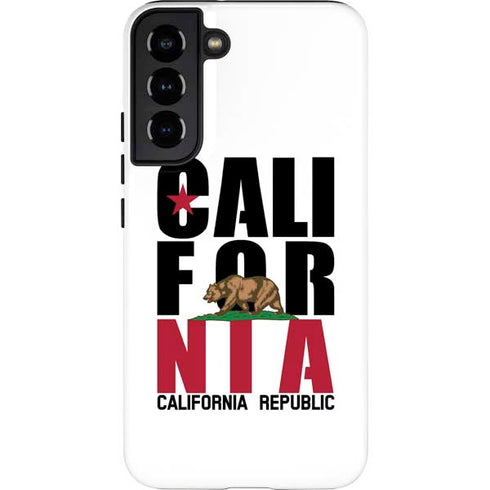 California White Block Galaxy S22 Plus Pro Case