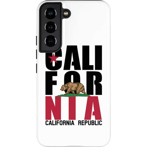 California White Block Galaxy S22 Pro Case